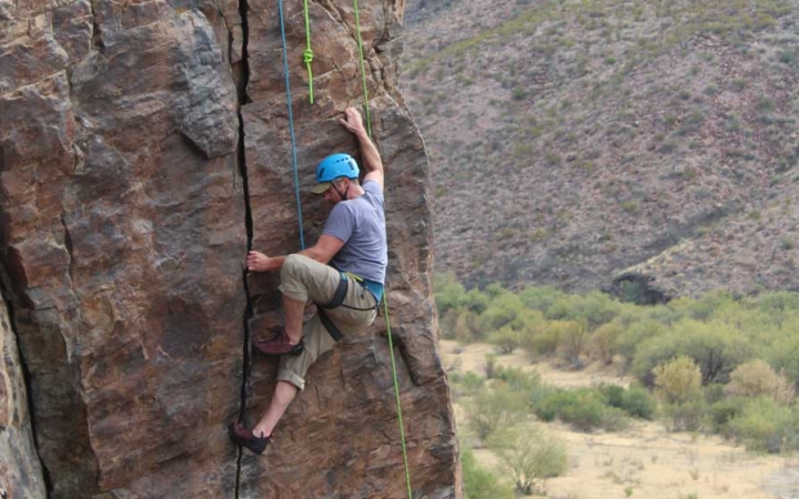 gap year rock climbing program